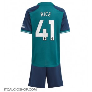 Arsenal Declan Rice #41 Terza Maglia Bambino 2023-24 Manica Corta (+ Pantaloni corti)